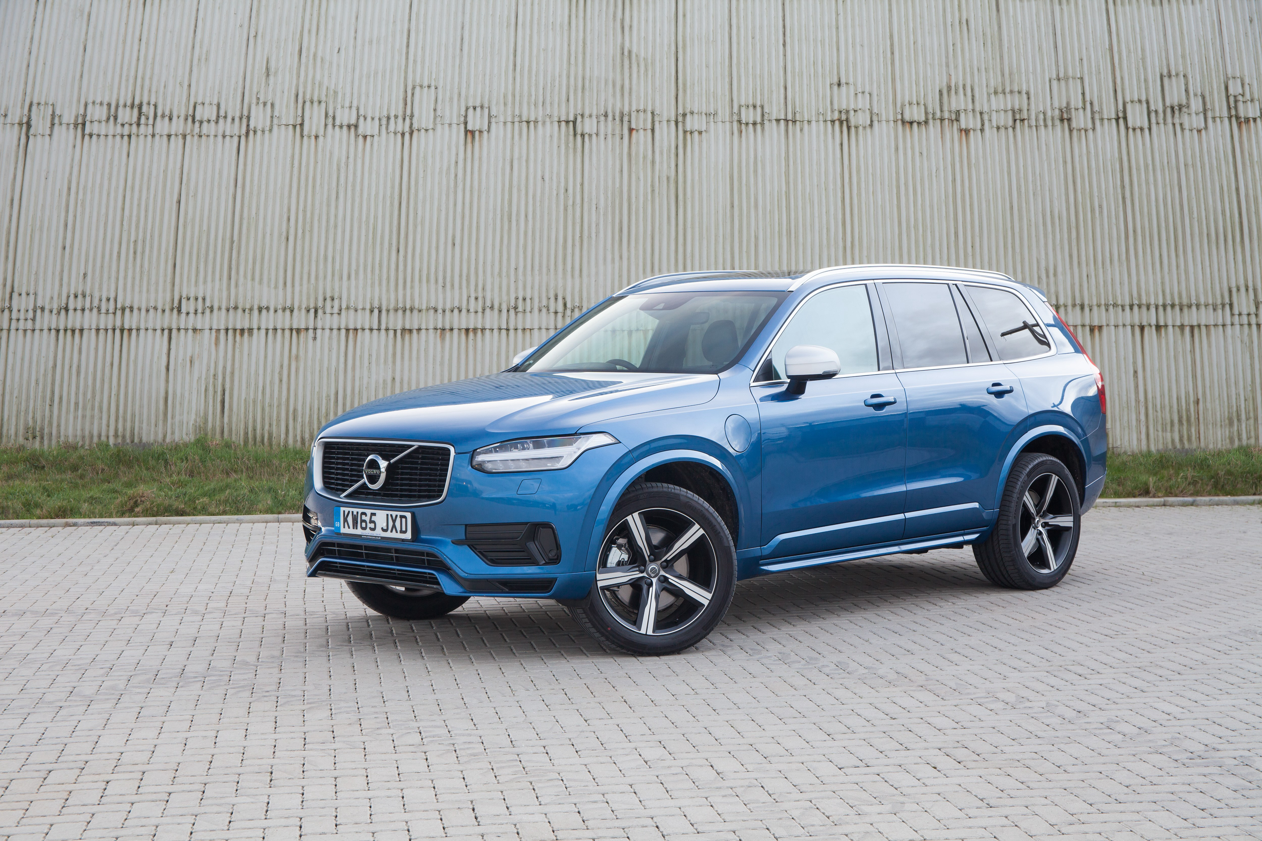 Volvo Xc90 T8 Blue - HD Wallpaper 