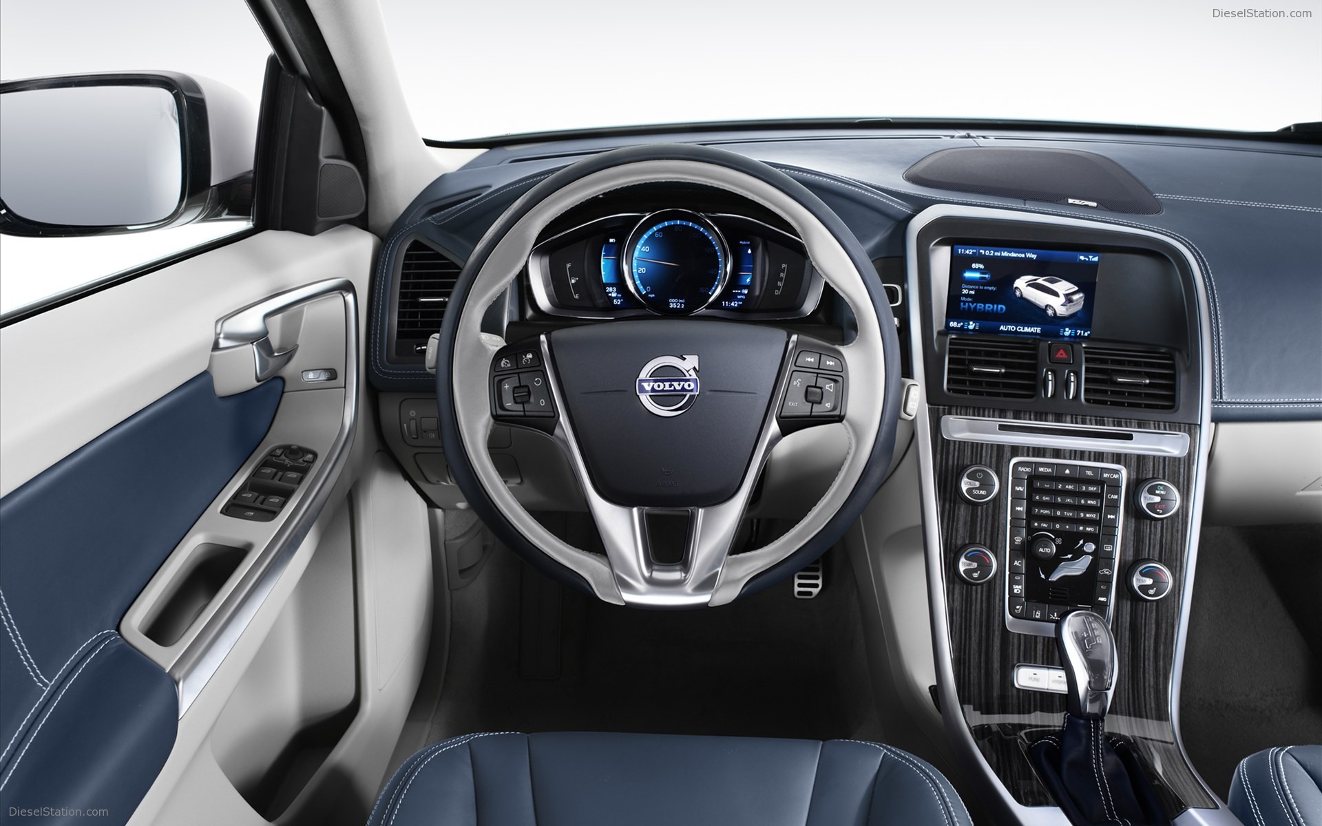 Volvo Xc60 Plug-in Hybrid Concept - 2015 Volvo R Design Xc60 Interior - HD Wallpaper 