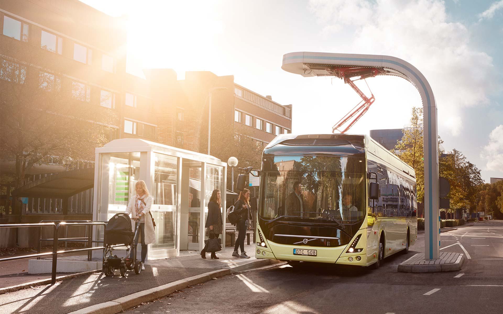 Electric Busses Volvo - HD Wallpaper 