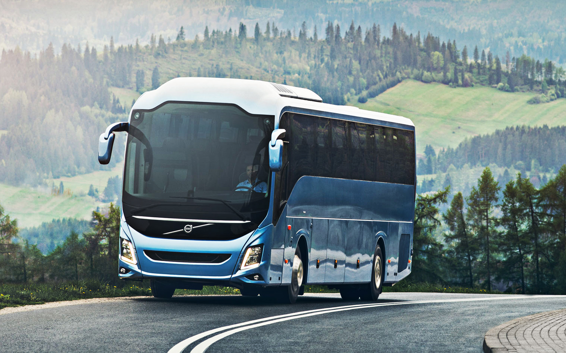 Volvo 9900, 2019, New Bus, Passenger Bus, Highway, - Volvo 9900 Bus 2019 - HD Wallpaper 