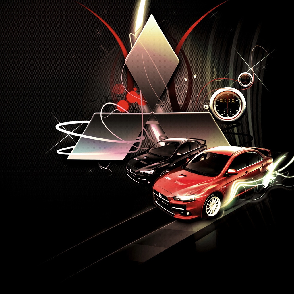 Mitsubishi Lancer Logo - HD Wallpaper 
