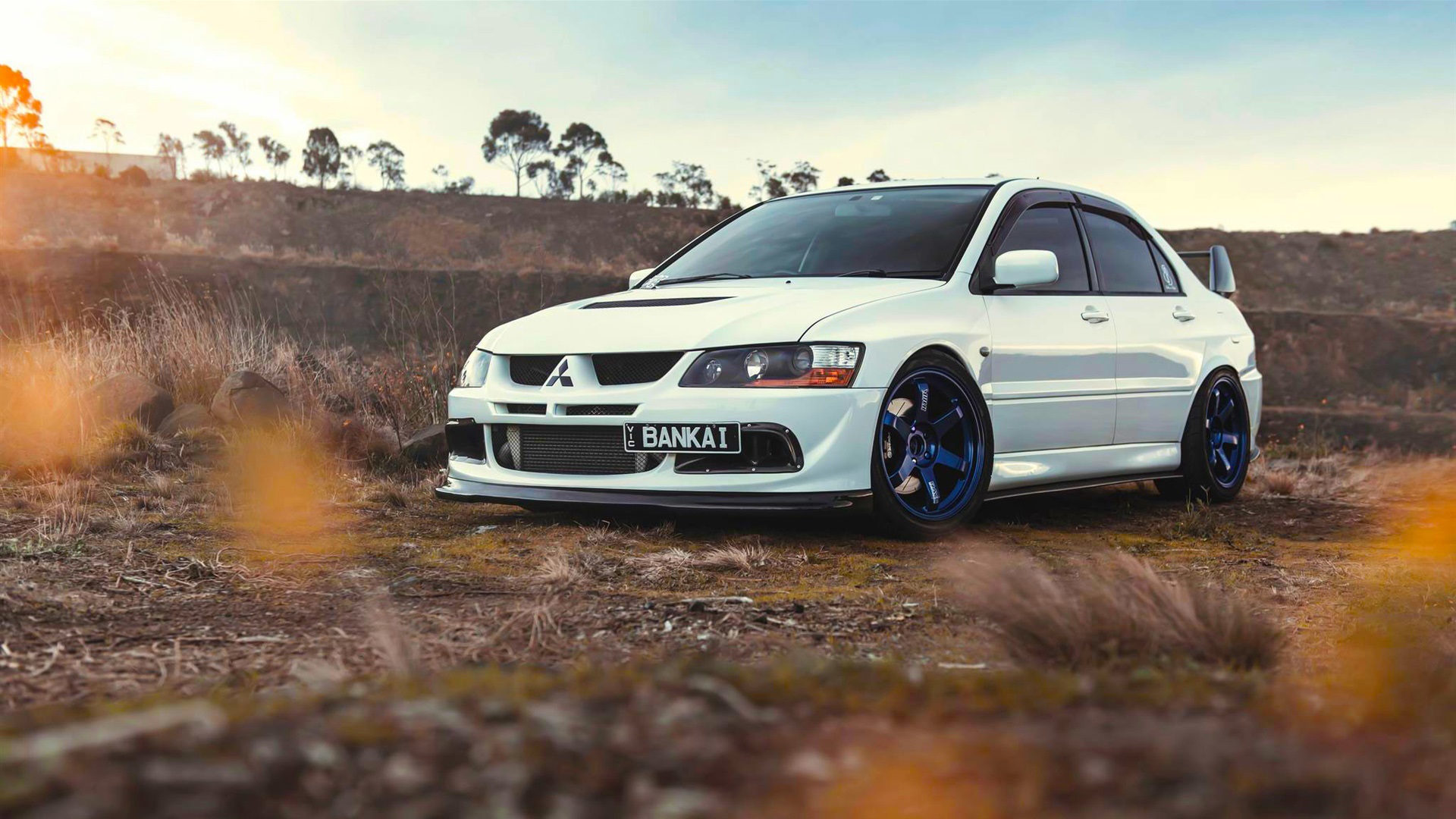 Wallpaper Mitsubishi Lancer Evolution 9 White Car - Mitsubishi Lancer Evolution Hd - HD Wallpaper 