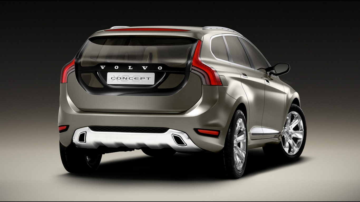 Volvo Concept Car Back View Hd Wallpaper - Volvo Xc60 2016 Preço - HD Wallpaper 