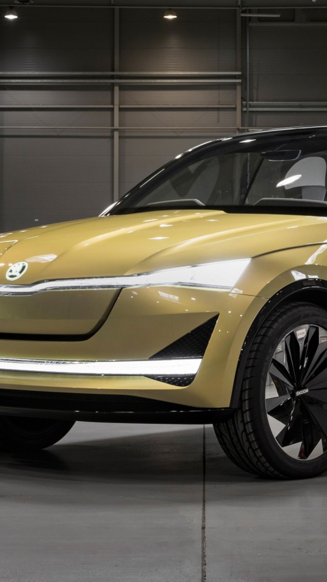 Skoda Wallpaper - Skoda Vision E - HD Wallpaper 