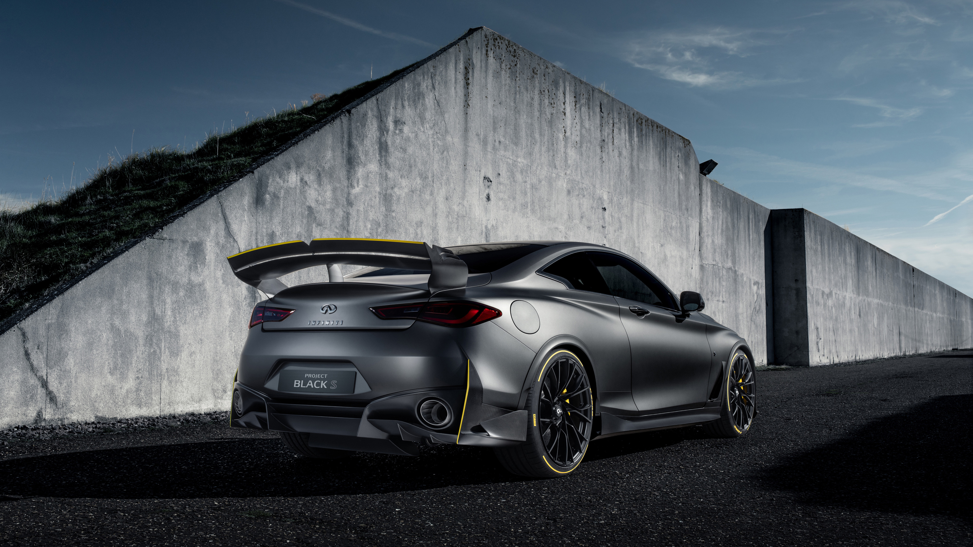 Infiniti Project Black S Prototype 2018 Rear - Infiniti Project Black Hd - HD Wallpaper 