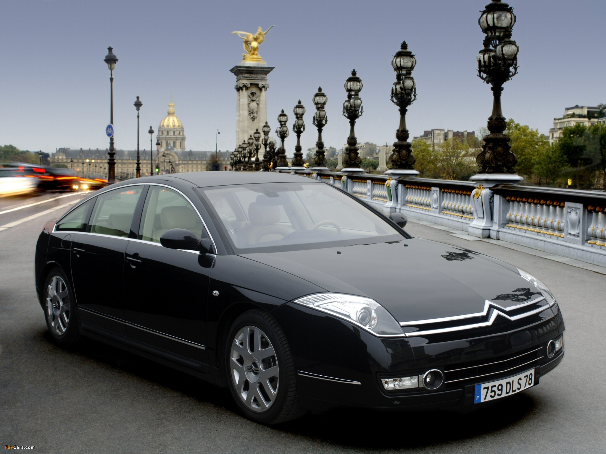 Citroën C6 2005 Wallpapers - Pont Alexandre Iii - HD Wallpaper 