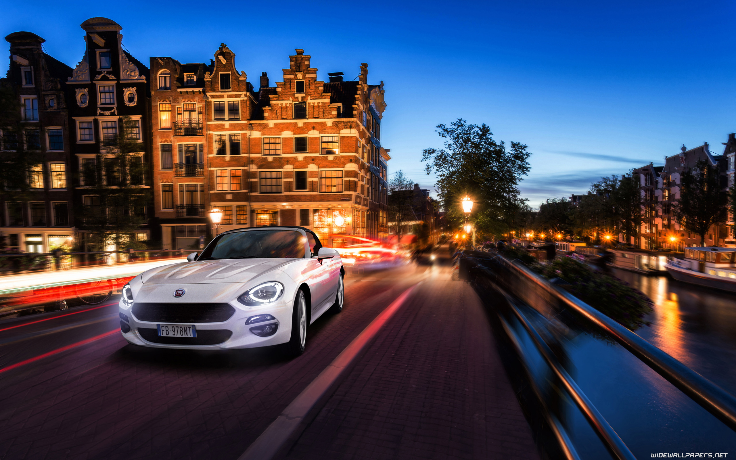 Fiat 124 Spider - HD Wallpaper 