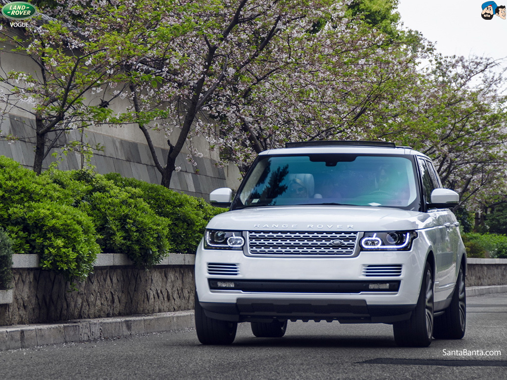 Range Rover White Car - HD Wallpaper 