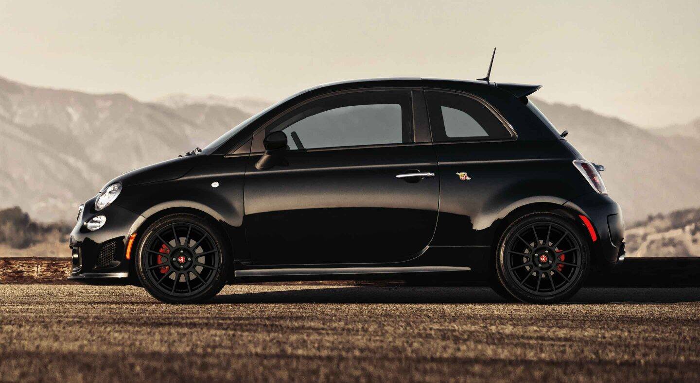 Fiat 500 2019 Black - HD Wallpaper 