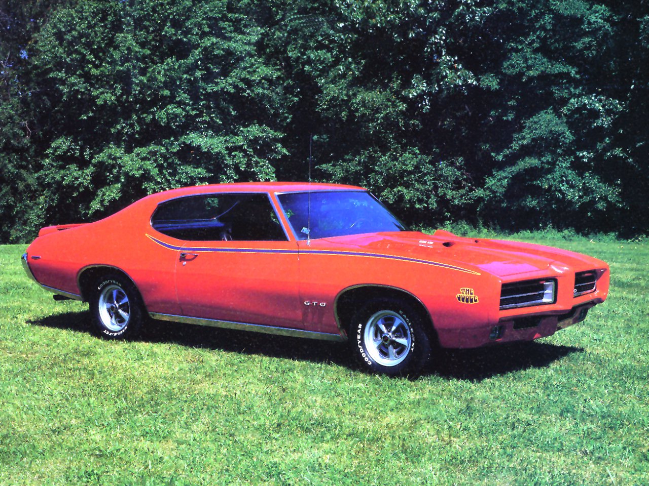 1969 Pontiac Gto The Judge Orange Fvr - 1969 Pontiac Gto Judge Orange - HD Wallpaper 