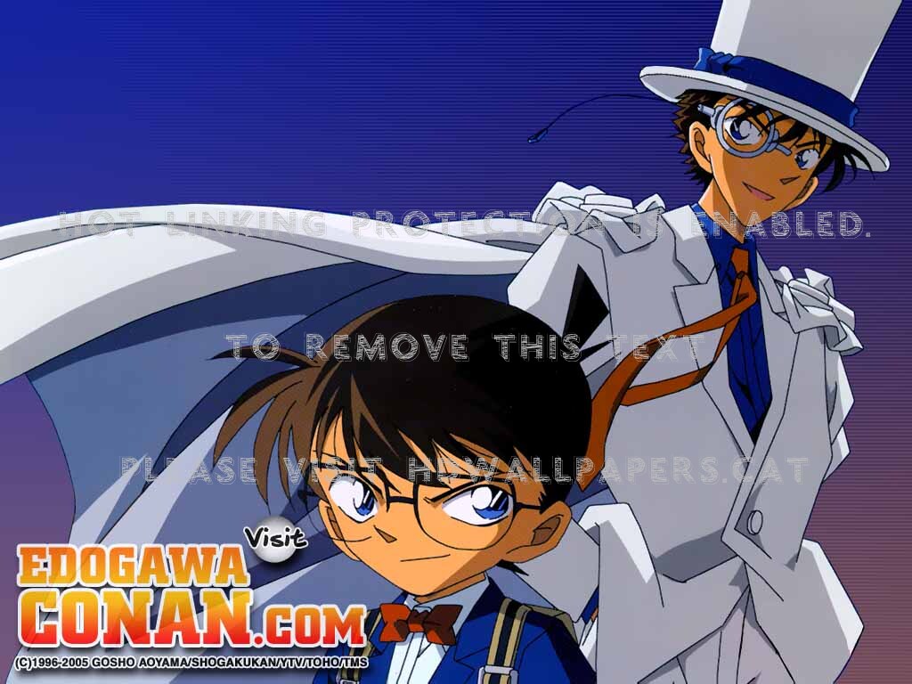 Detective Conan Male Edogawa Kaito Kid - Detective Conan - HD Wallpaper 