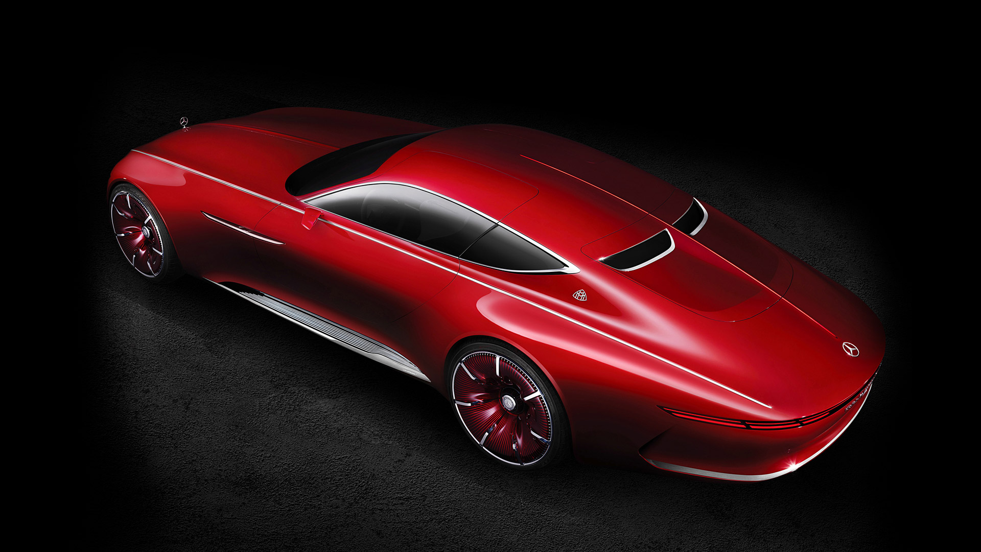 Mercedes Maybach 6 Cabriolet Rear - HD Wallpaper 