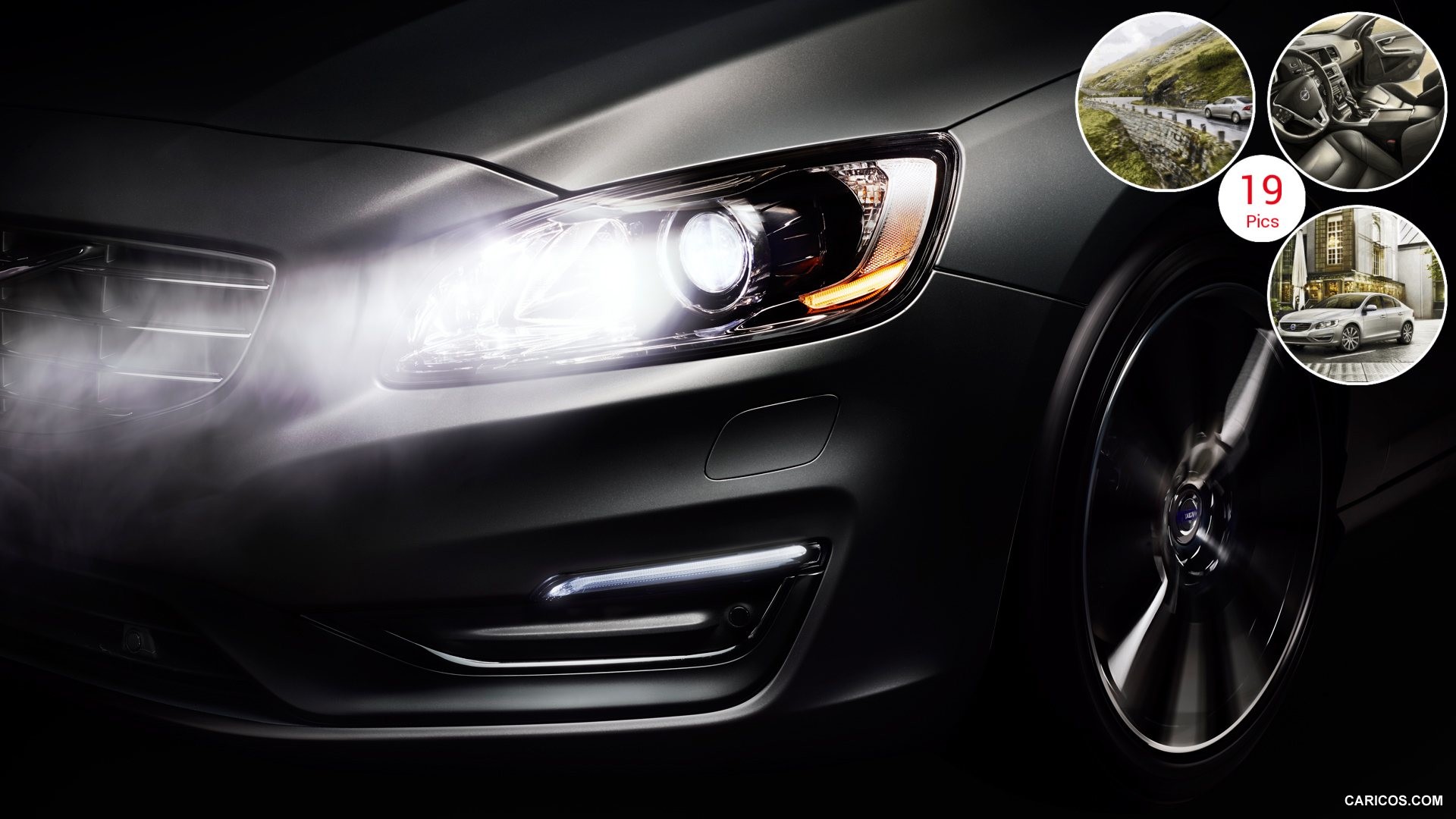 Volvo Wallpaper Desktop - Volvo S60 Wallpaper 2014 Black - HD Wallpaper 