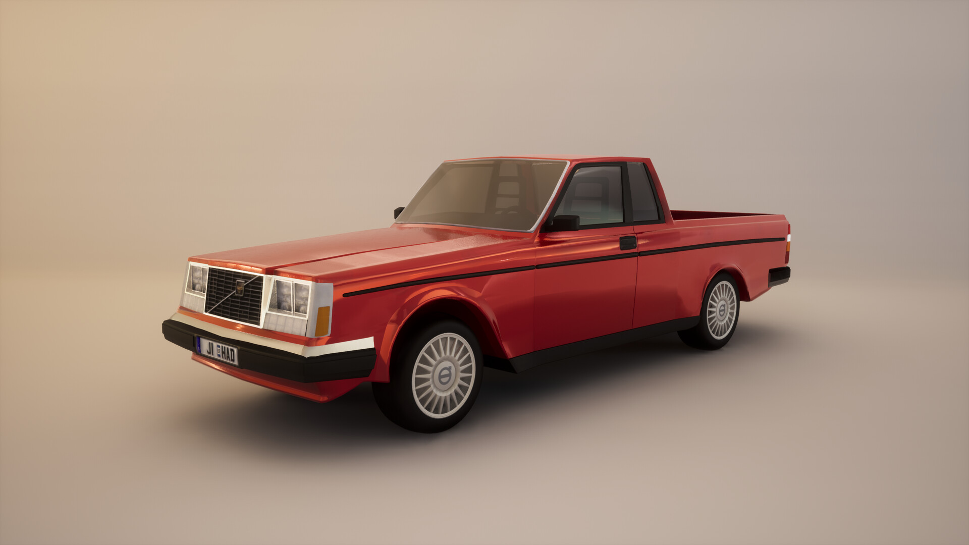 Volvo 240 Pickup - HD Wallpaper 