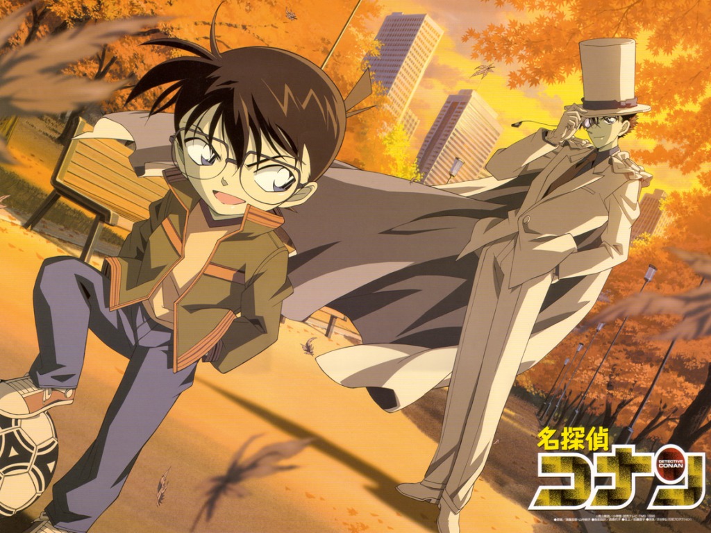 Detective Conan And Kaito - HD Wallpaper 
