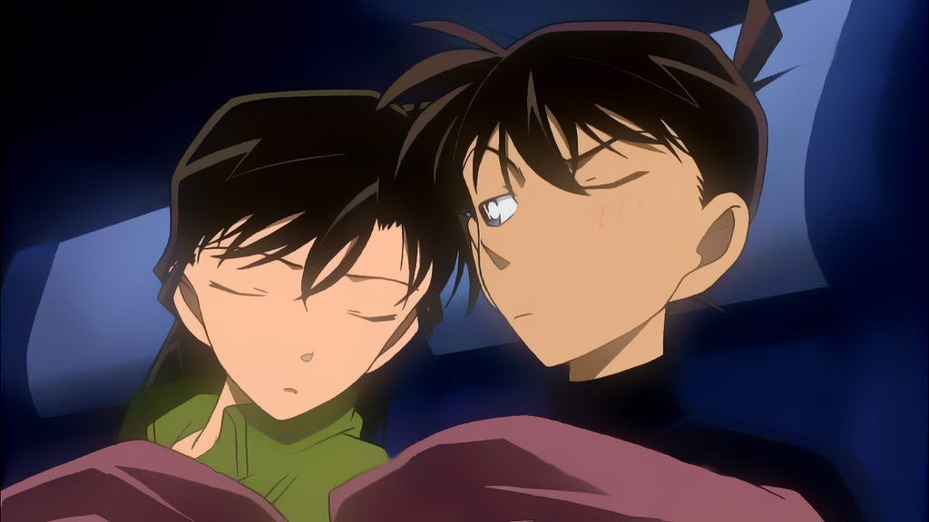 Anime, Couple, And Detective Conan Image - Shinichi And Ran - HD Wallpaper 