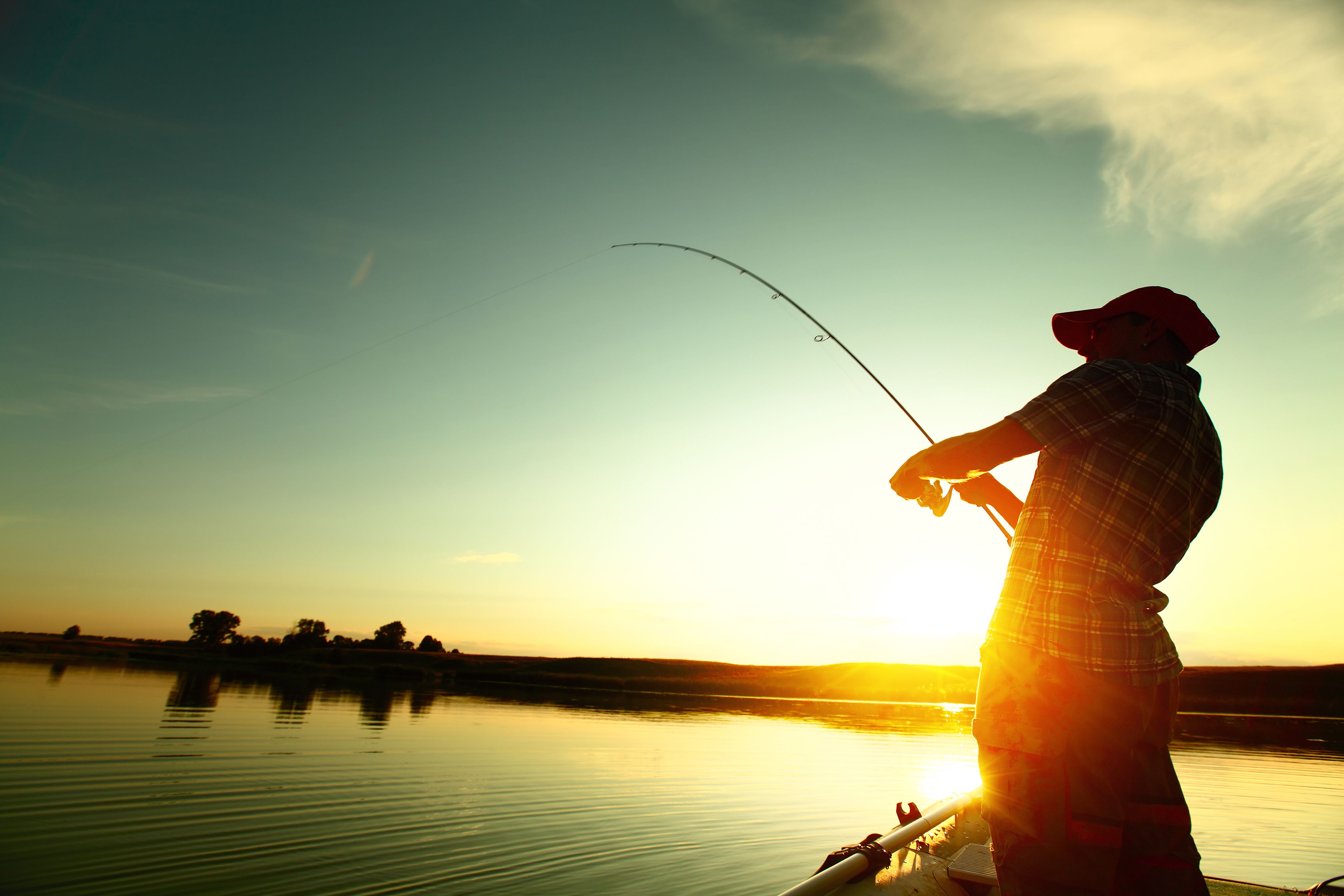 Camping Fishing - HD Wallpaper 