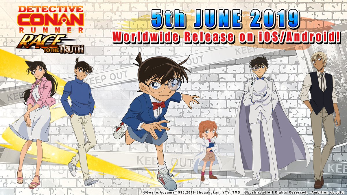 Case Closed Runner Race To The Truth - HD Wallpaper 