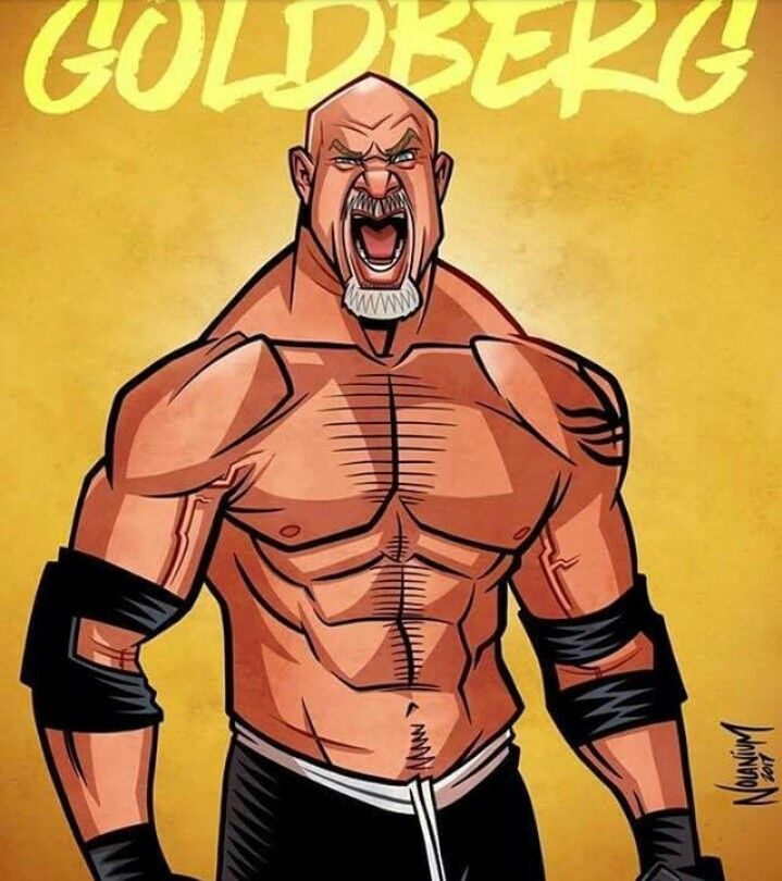 Wwe Goldberg Cartoon - HD Wallpaper 