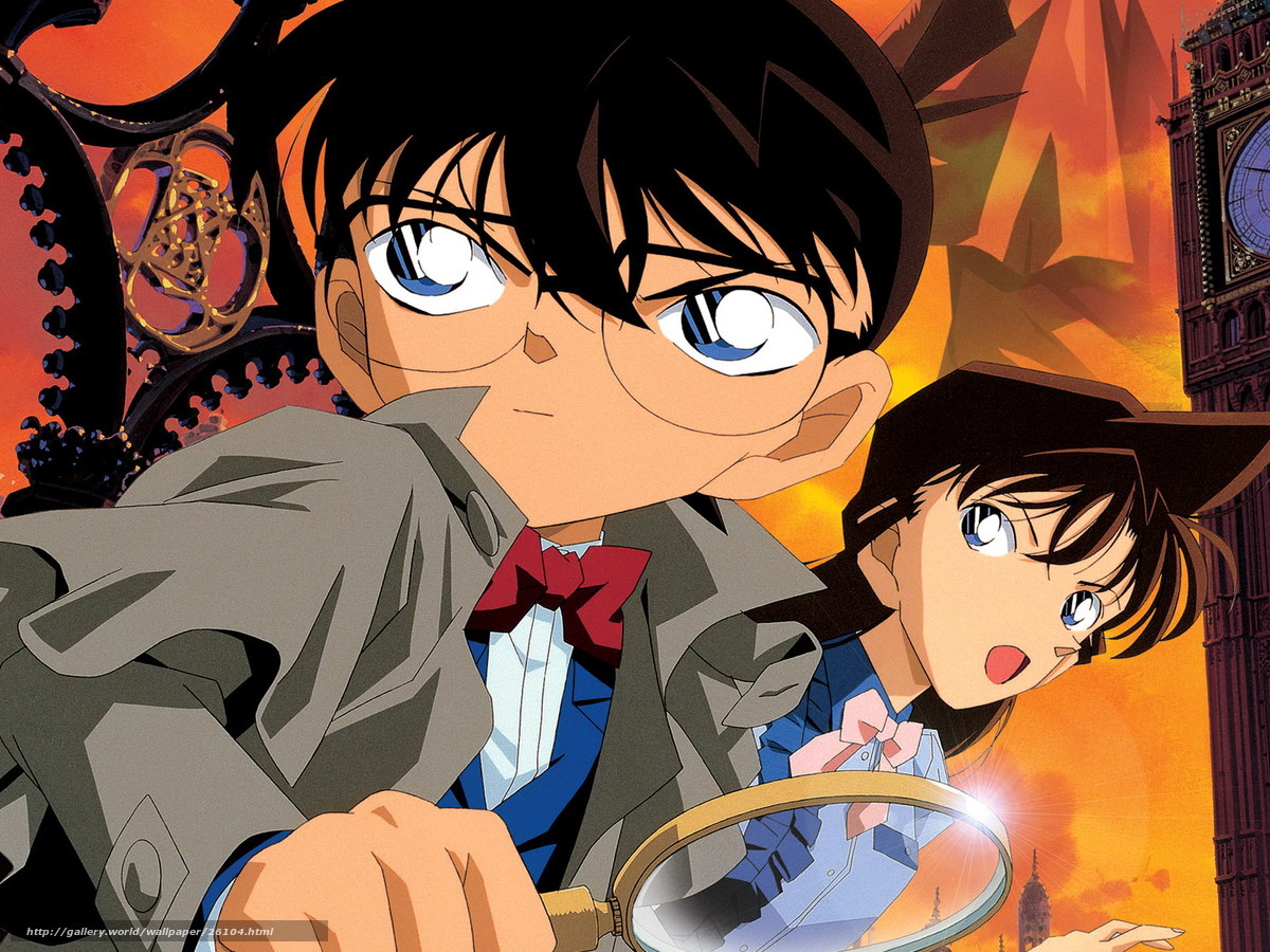 Download Wallpaper Детектив Конан - Detective Conan Movie Poster - HD Wallpaper 