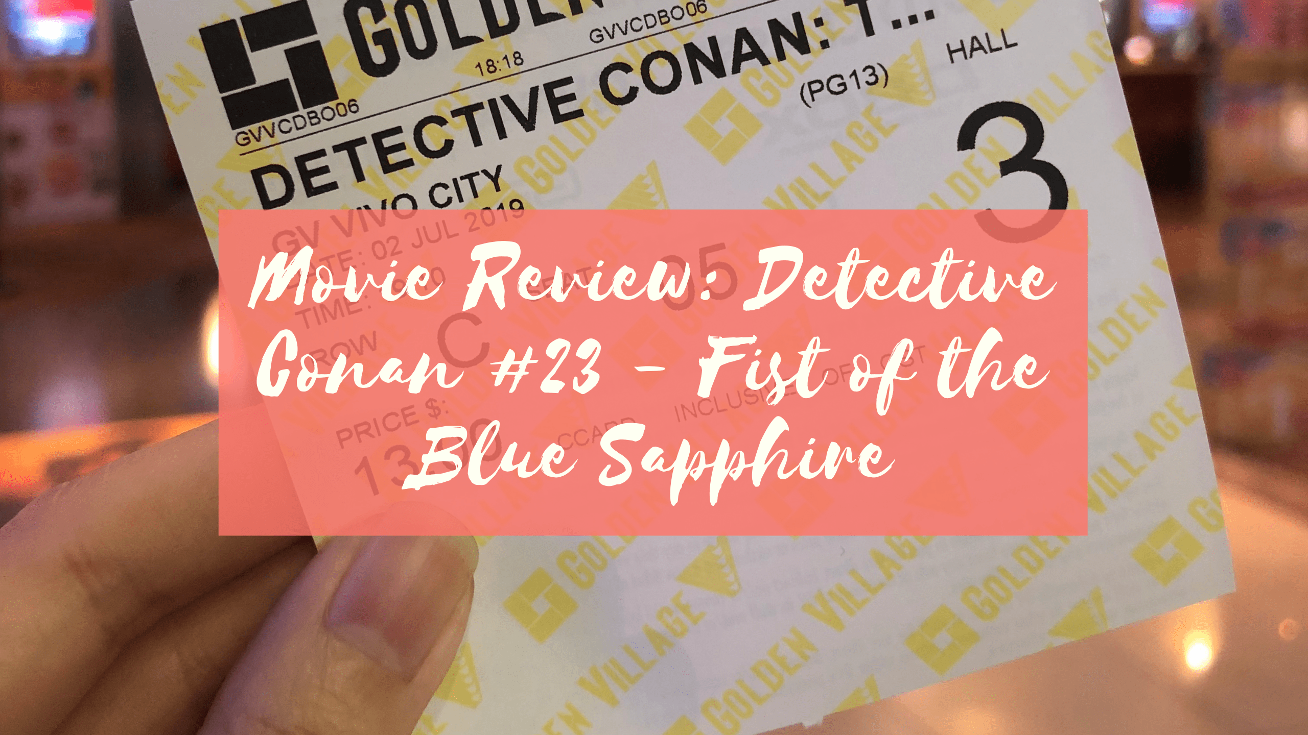 Detective Conan Fist Of The Blue Sapphire Movie Review - Poster - HD Wallpaper 