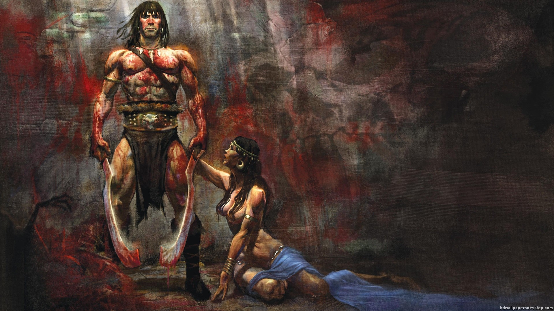 1920x1080, Conan The Barbarian Wallpaper Conan Red - Conan The Barbarian Wallpaper Hd - HD Wallpaper 