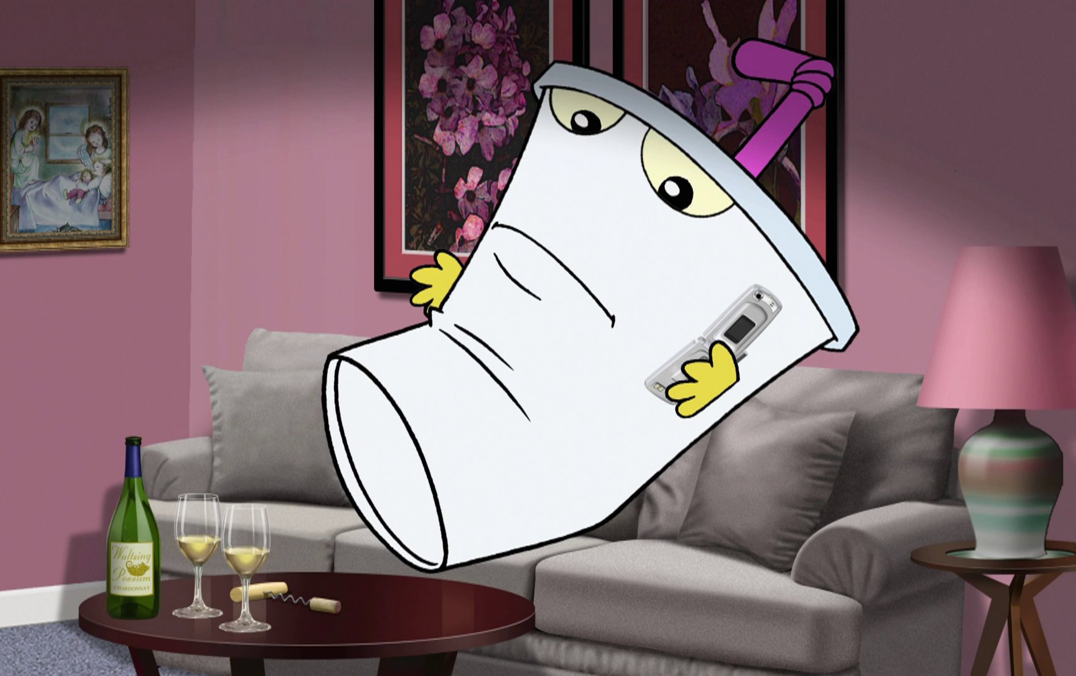 Aqua Teen Hunger Force Comedy Family Cartoon - Coffee Table - HD Wallpaper 