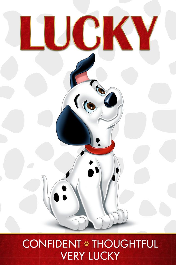 Patch Clipart Dog Disney - 101 Dalmatians Clipart Lucky - HD Wallpaper 