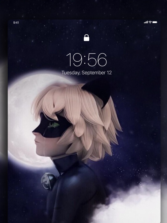 Aesthetic Miraculous Cat Noir - HD Wallpaper 