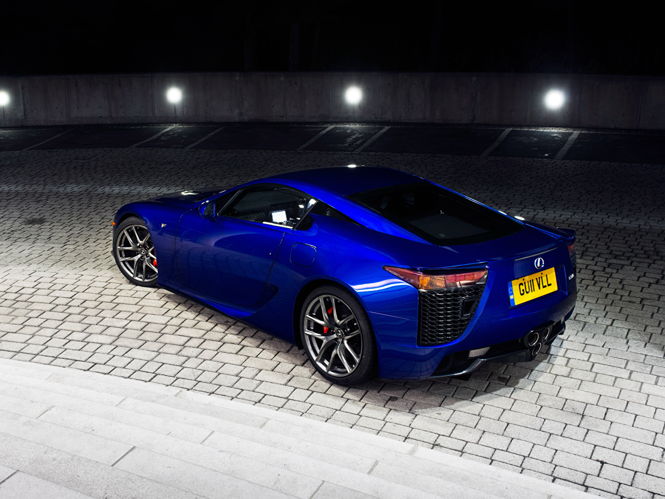 Lexus Lfa Bleu - HD Wallpaper 