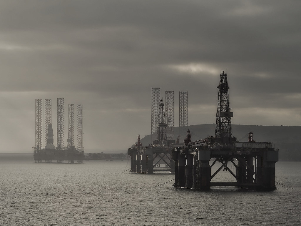 Oil Platform - HD Wallpaper 