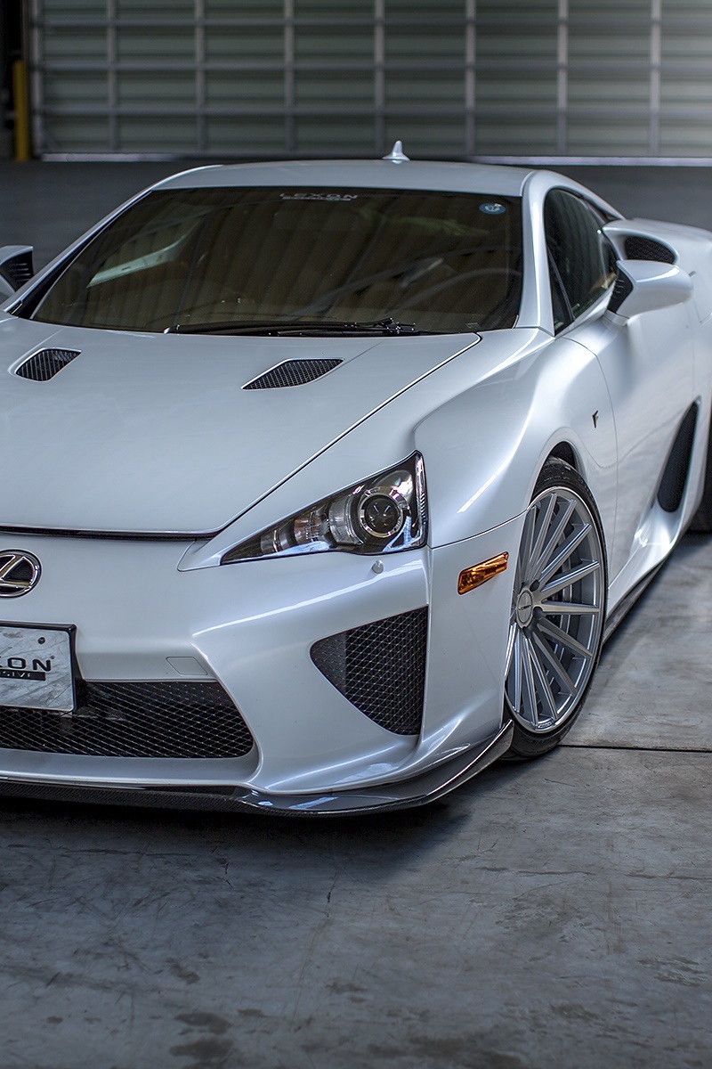 Wallpaper Lexus, Lfa, Supercar, White, Front View - Lexus Lfa Phone Wallpaper Hd - HD Wallpaper 