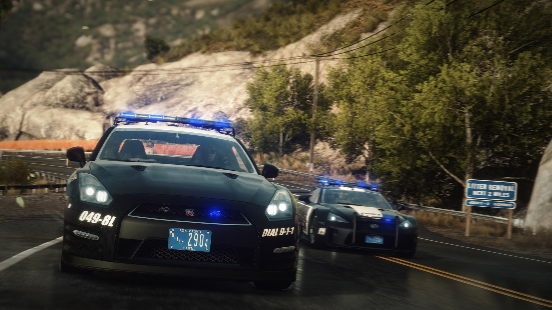 Photo Wallpaper Race, Police, Chase, Lexus Lfa, Nissan - Need For Speed Rivals Gtr Police - HD Wallpaper 
