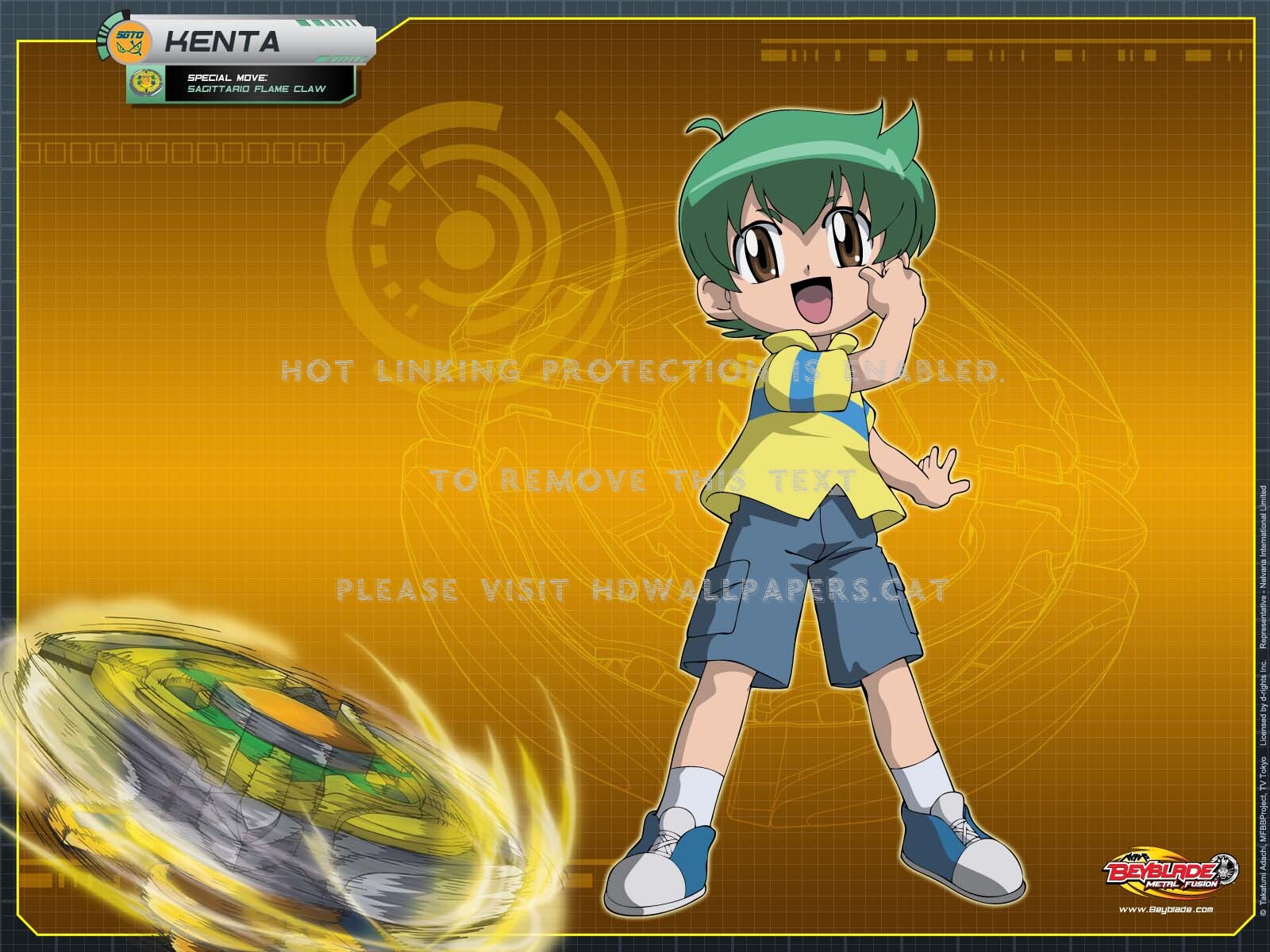 Kenta And Flame Sagittario Beyblade Anime - Kenta Beyblade - HD Wallpaper 