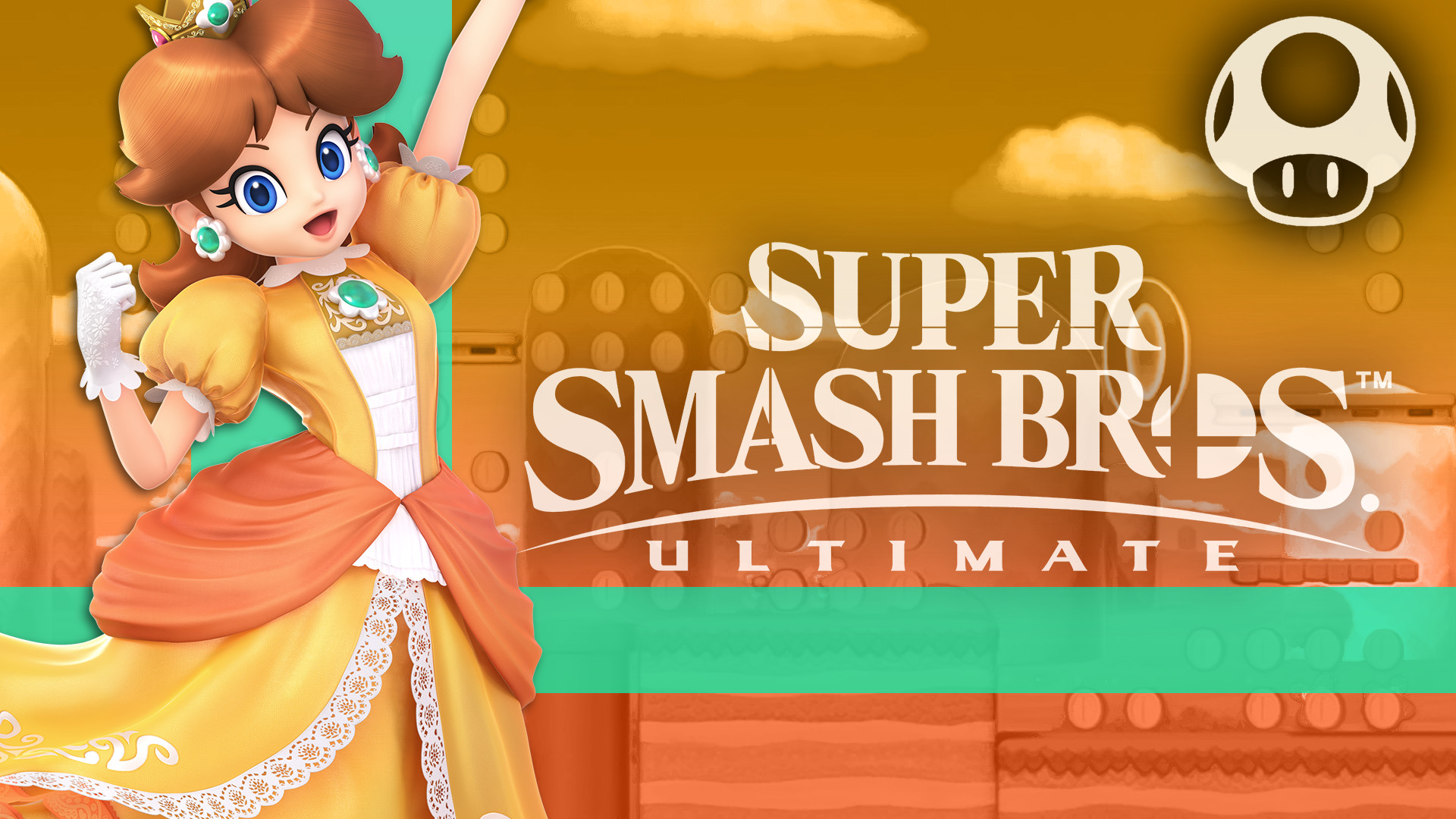 1920x1080, Princess Daisy - Snake Super Smash Bros Ultimate - HD Wallpaper 