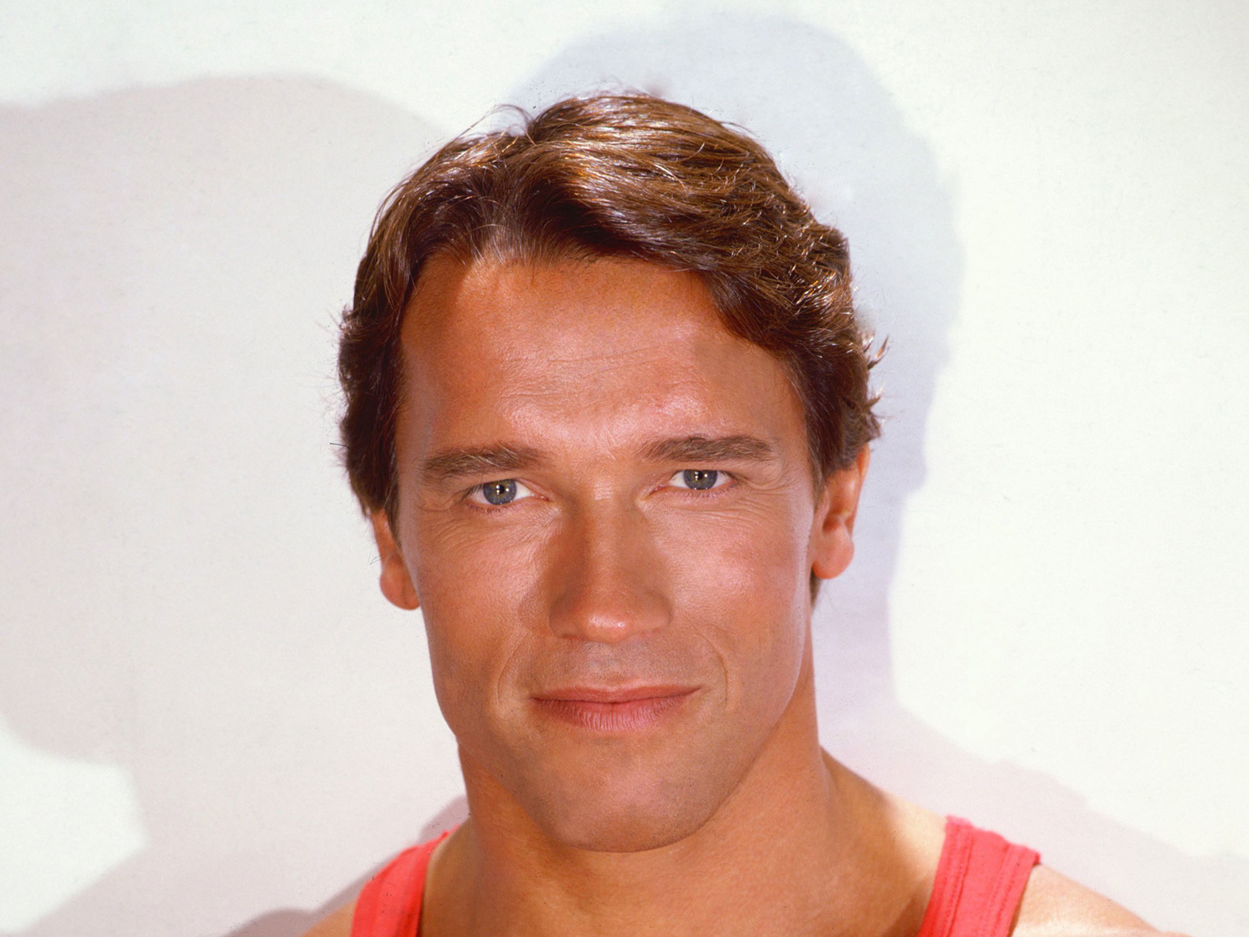 Young Arnold Schwarzenegger Face - HD Wallpaper 