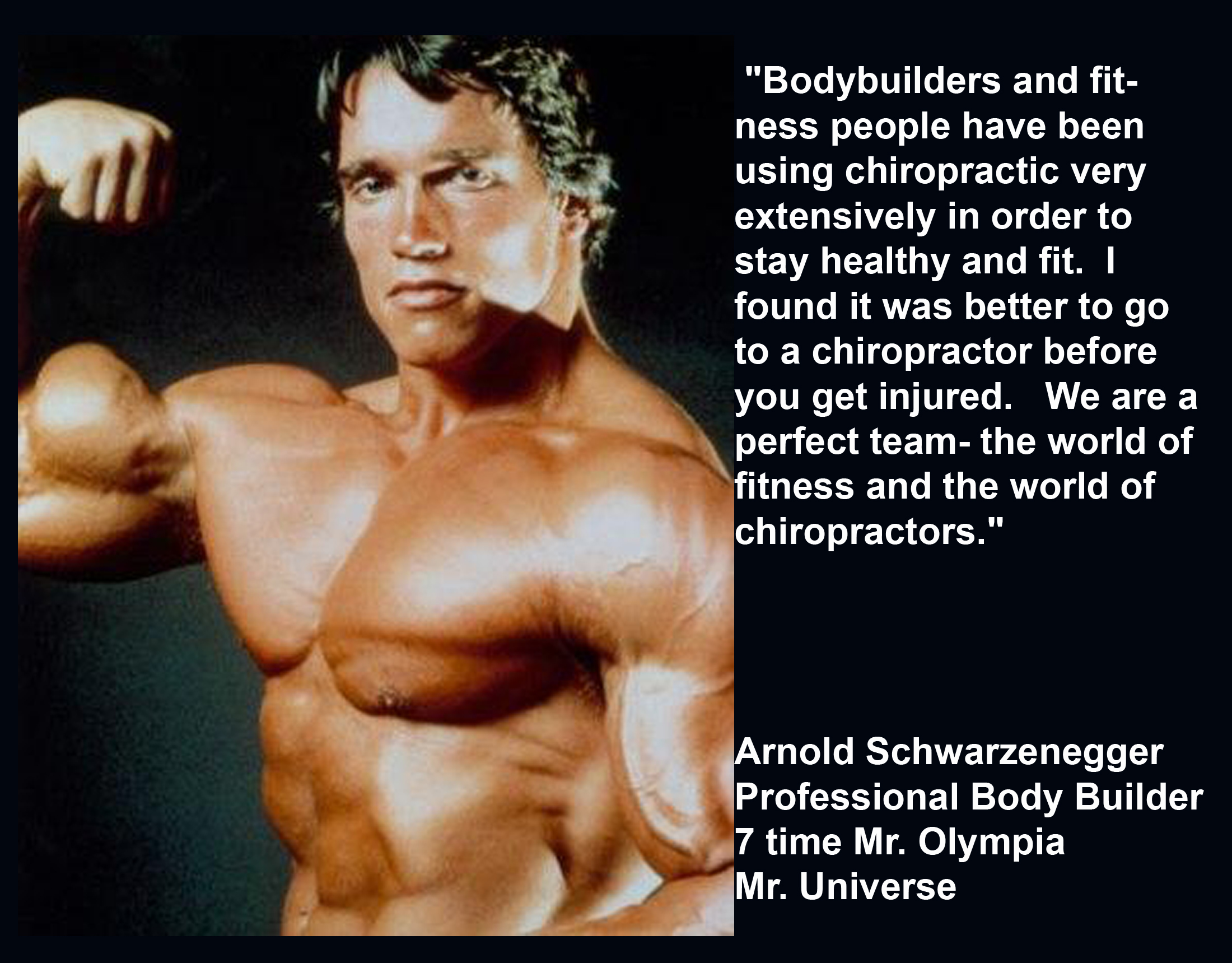 Arnold Schwarzenegger Copy - Chiropractic And Athletes - HD Wallpaper 