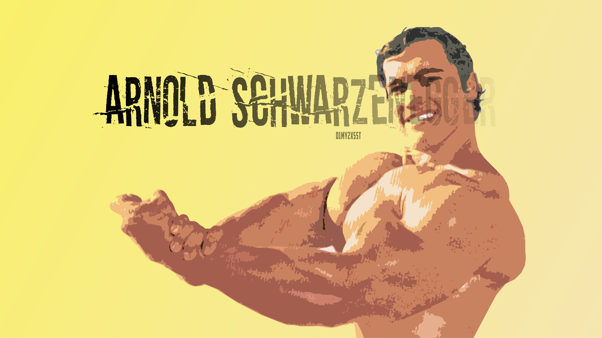 Arnold Schwarzenegger Artwork - HD Wallpaper 