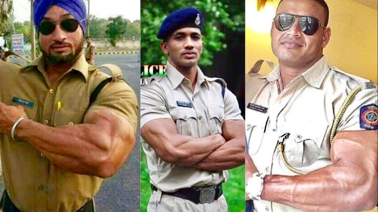 Bodybuilder Police In India - HD Wallpaper 