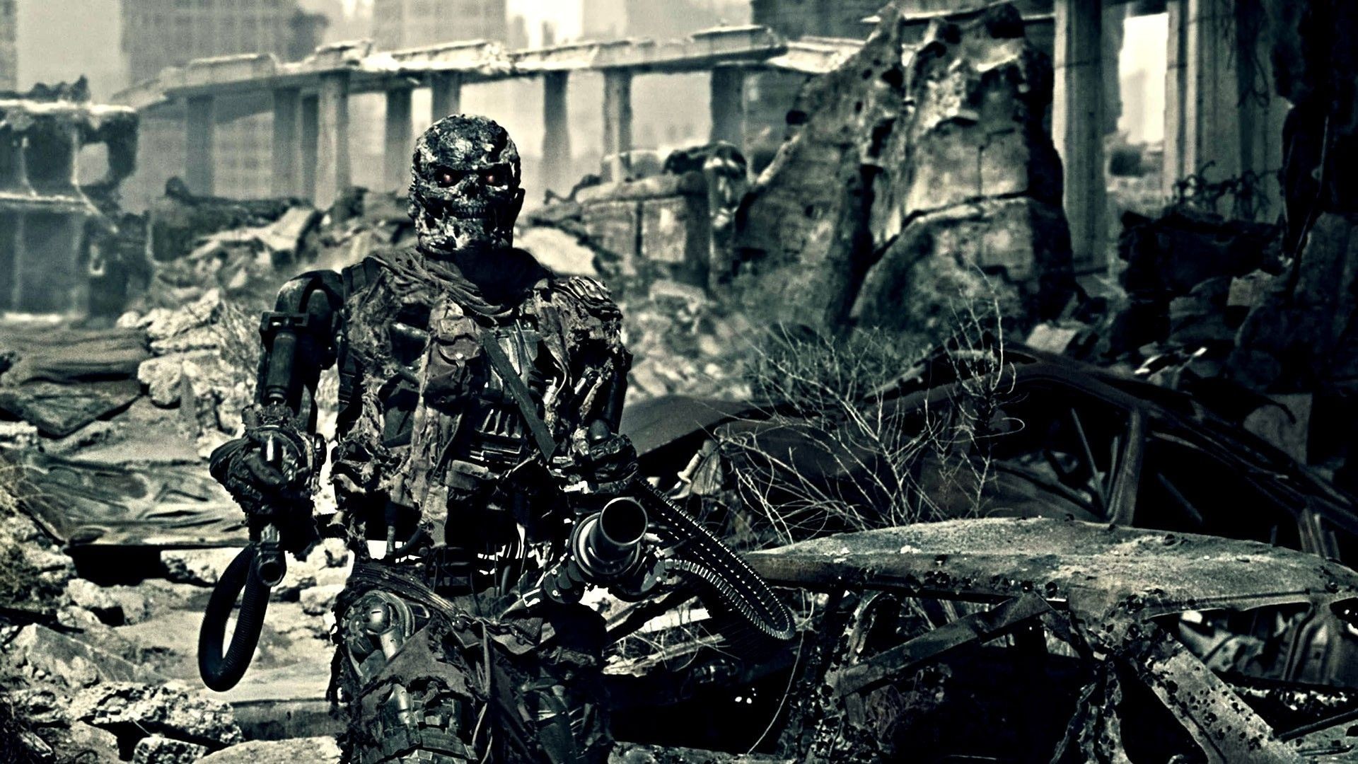 Terminator Salvation Hd Wallpaper 
 Data Src Top Terminator - Terminator 4 - HD Wallpaper 