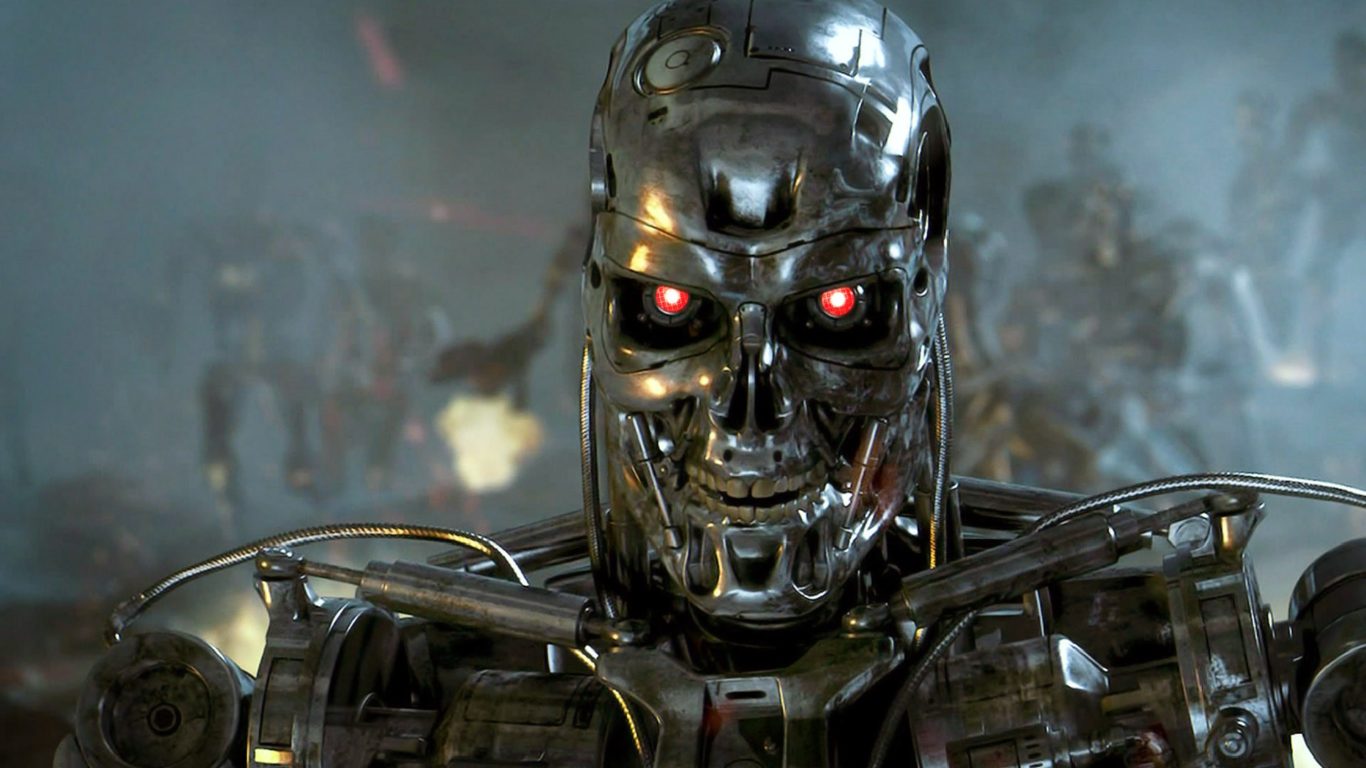 Terminator T 800 Skeleton - HD Wallpaper 