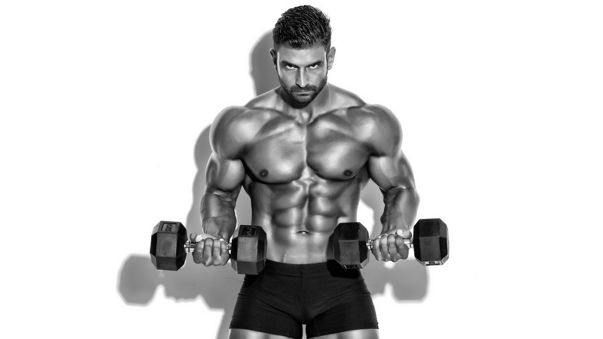 Male Bodybuilder - Bodybuilder Lifting Weights - HD Wallpaper 
