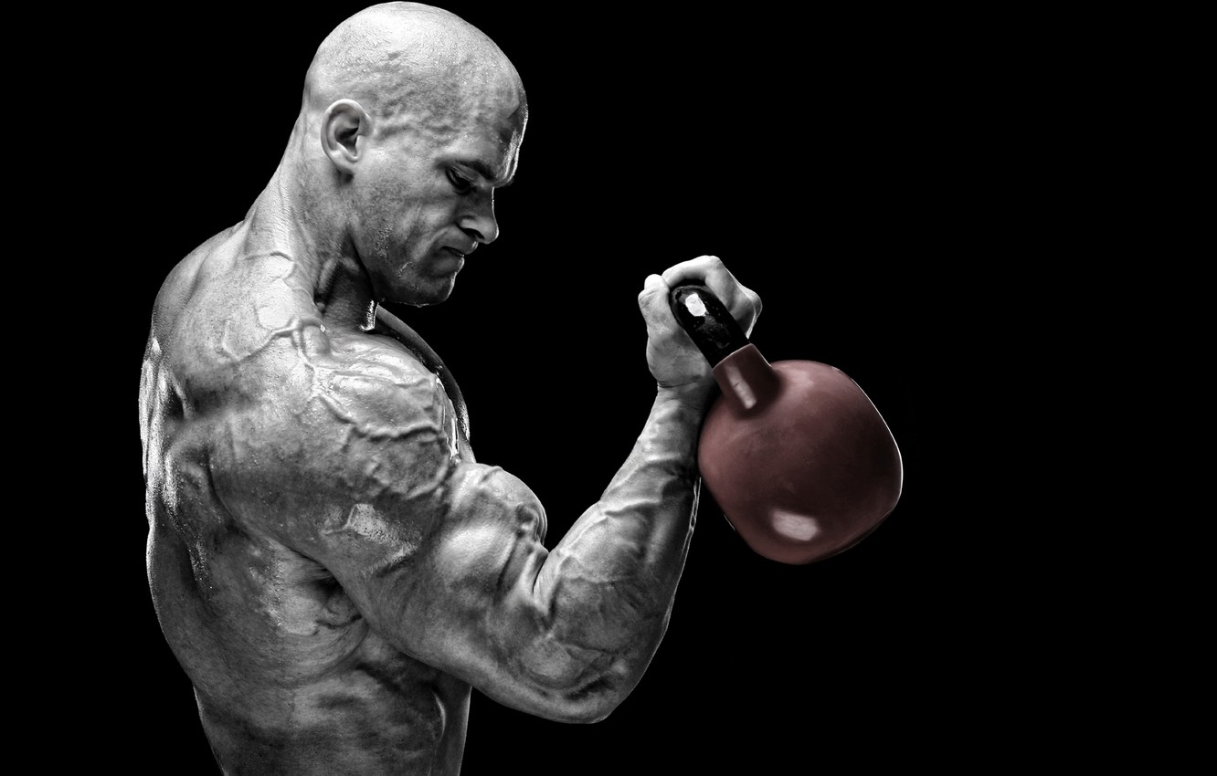 Photo Wallpaper Power, Muscles, Training, Bodybuilder, - Power Muscles - HD Wallpaper 