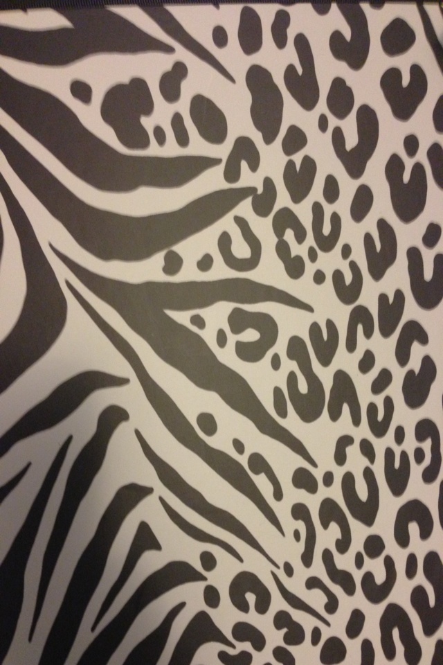 Iphone Wallpapers 3 - Cheetah And Zebra Print Background - HD Wallpaper 