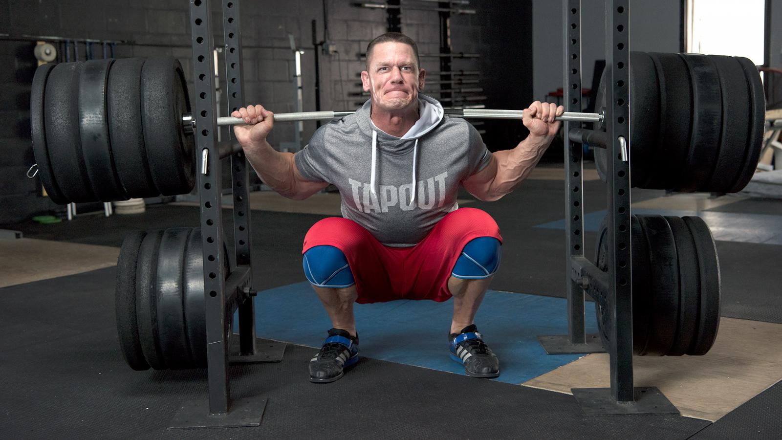 John Cena Squats Workout - HD Wallpaper 