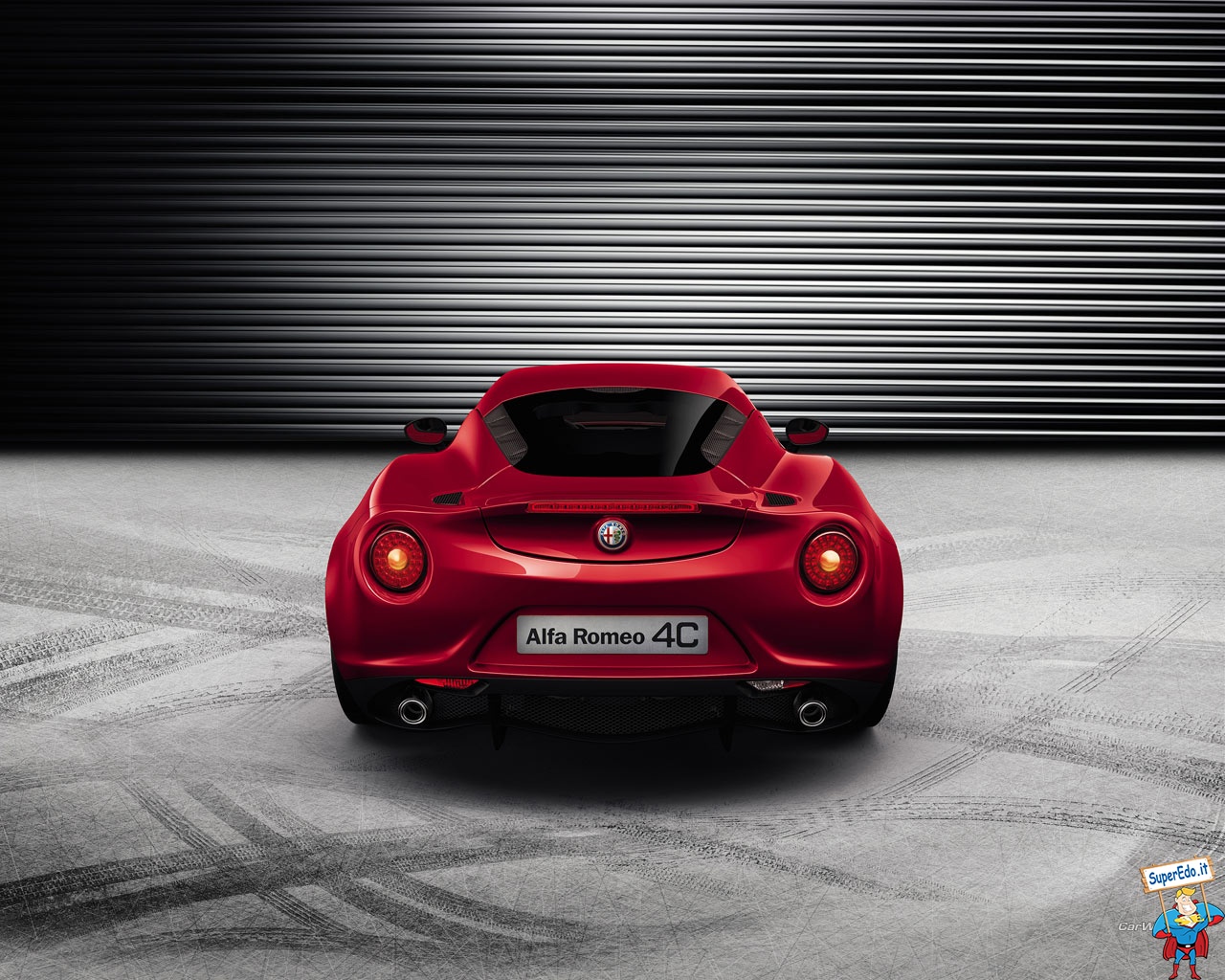 Alfa Romeo 4c - Alfa Romeo 4c Posteriore - HD Wallpaper 