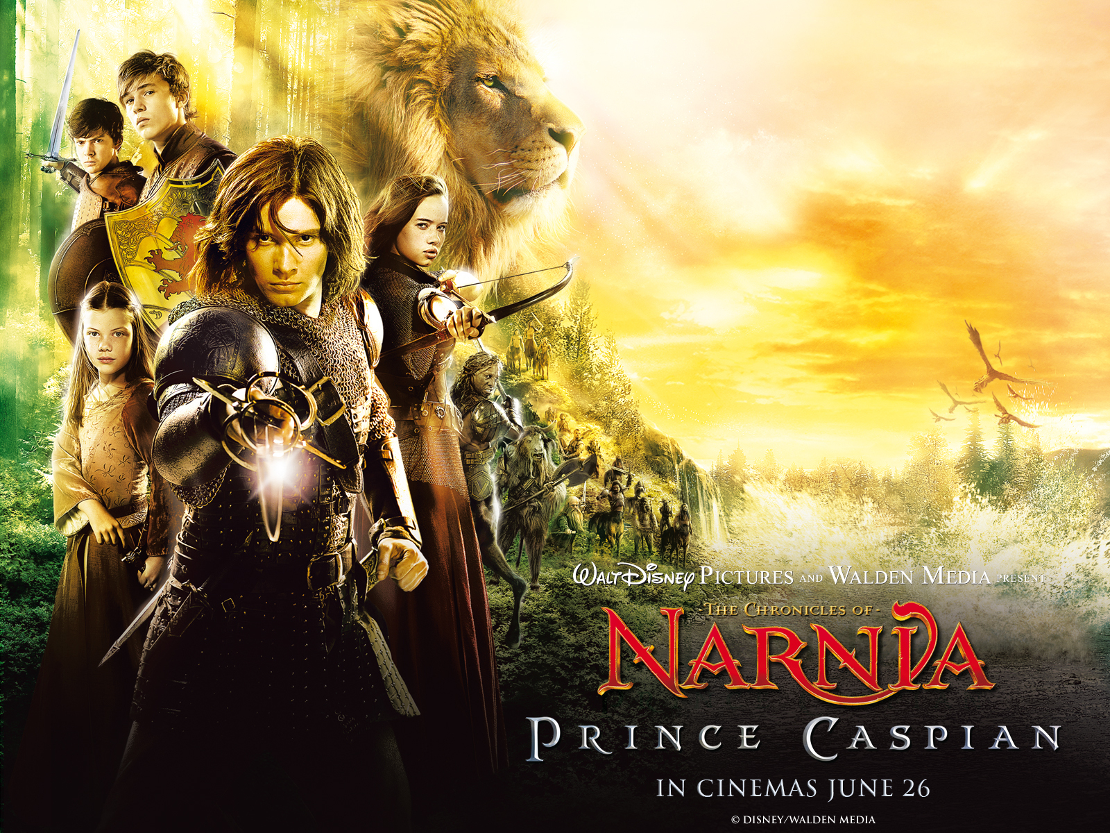 Chronicles Of Narnia - Chronicles Of Narnia Prince Caspian - HD Wallpaper 