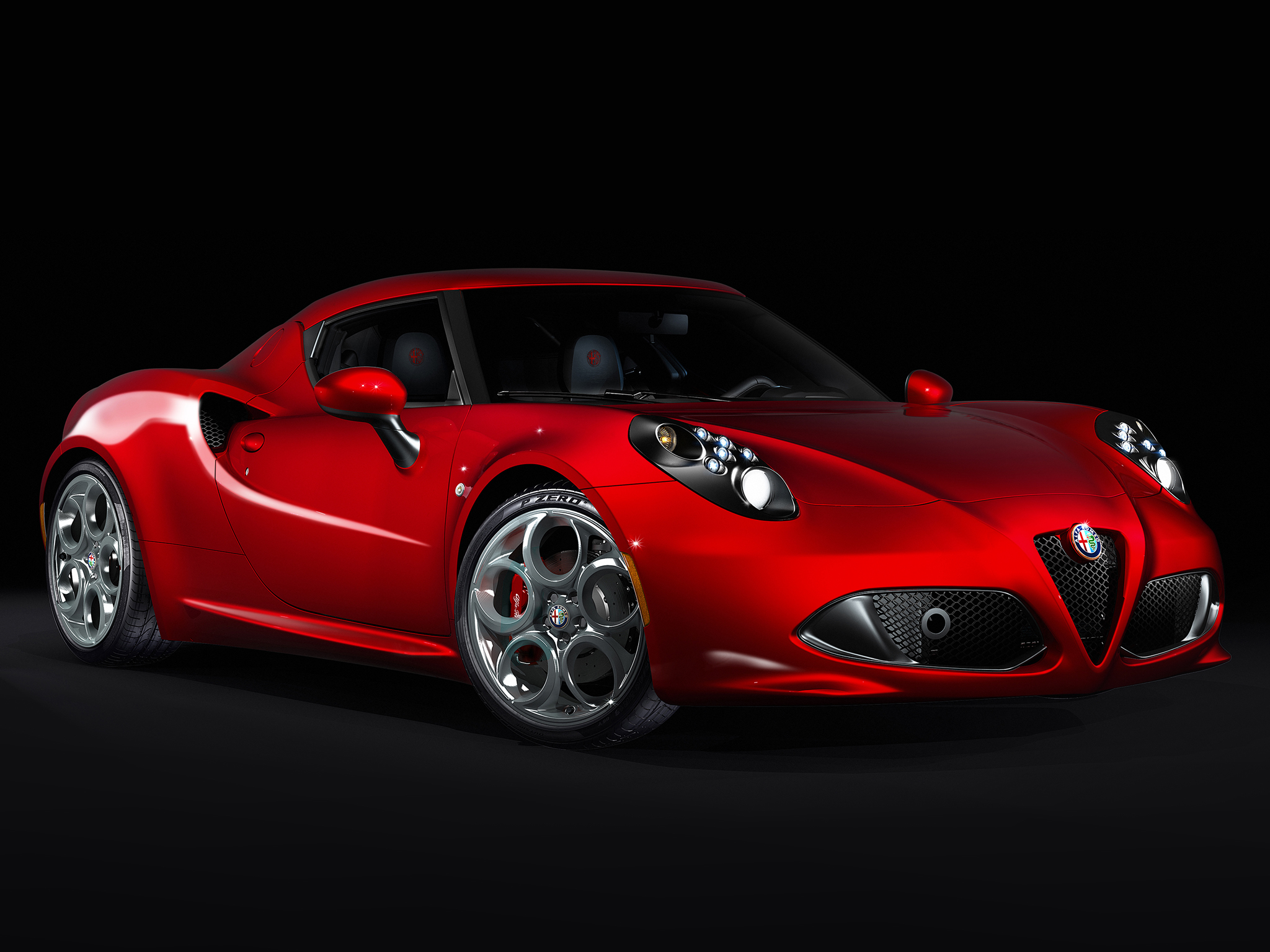 Alfa Romeo 4c Dark Red - HD Wallpaper 