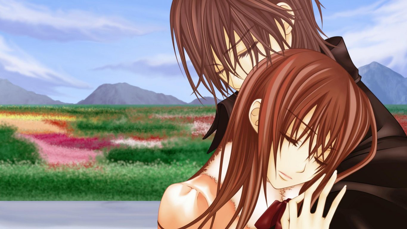 Animated Lover Girl Boy - HD Wallpaper 