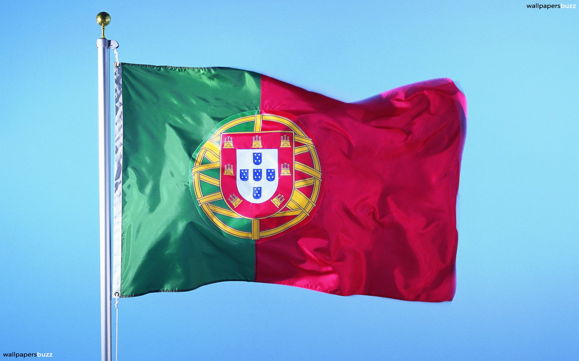 Hd Image Of Portugal Flag - HD Wallpaper 